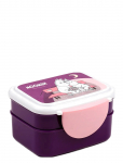 Puckator - Stacked Bento Box Lunch Box With Cutlery - Toidukarbid - ONE SIZE