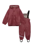 Mikk-line - Pu Rain Set W. Fleece/Susp. 104 - Vihmariiete komplektid - 74