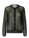 Selected - Slfsadie Metallic Ls Knit Cardigan - Kardiganid - L