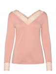 Cream - Crtrulla Ls Lace T-Shirt - Pikkade varrukatega - XS