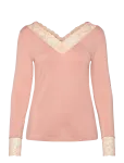 Cream - Crtrulla Ls Lace T-Shirt - Pikkade varrukatega - XS