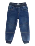 Lindex - Wilmer Wide Leg Jeans In Denim Jersey With Reinforced Knees - Laiad teksad - 110