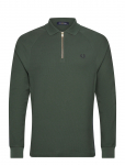 Fred Perry - Dash Taped Z/N Polo Shirt - Pikkade varrukatega - XXL