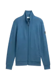 Tom Tailor - Structured Stand-Up Sweat Jacket - Lukuga džemprid - M