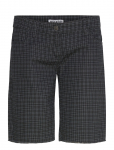 Weekday - Checked Knee-Length Cotton Twill Shorts - Vabaaja l&uuml;hikesed p&uuml;ksid - 42