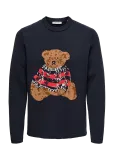 ONLY & SONS - Onsxmas Reg 5 Teddy Crew Knit Cs - &Uuml;mara kaelusega - S
