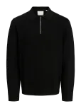 Jack & Jones - Jprblamilano Stitch Knit Zip Polo Sn - Poolpika lukuga džemprid - XXL