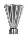 House Doctor - Vase, Hdflood, B&oslash;rstet S&oslash;lvfinish - Tulbivaasid - H33CM