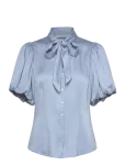 Coster Copenhagen - Blouse With Ribbon Collar - L&uuml;hikeste varrukatega - 44