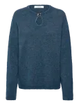 Selected - Slflulu Brushed Ls Knit Keyhole O-Neck - Džemprid - XS