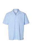Selected - Slhrlxholger Mix Ss Shirt - L&uuml;hikeste varrukatega s&auml;rgid - L