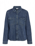NOISY MAY - Nmnew Signe L/S Denim Shirt Vi002Mb Noos - Pikkade varrukatega - M