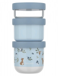 Mepal - Snackboks-T&aring;rn Mio Forest Friends 3 Dele - Toidukarbid - 8.6X8.6X17.9CM
