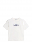 Tommy Hilfiger - Varsity Crest Mdrn C-Nk Ss Tee - L&uuml;hikeste varrukatega - S