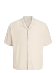 Jack & Jones - Jjejeff Resort Solid Shirt Ss Sn - Vabaaja s&auml;rgid - XL