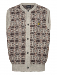Lyle & Scott - Brushed Intarsia Cardigan - Kootud vestid - L