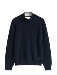 Gant - Cotton Rib Half Zip - Poolpika lukuga džemprid - L