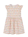 Boboli - Satin Dress "Friezes" For Girl -Bci - L&uuml;hikeste varrukatega vabaajakleidid - 80