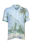 Lindbergh - Aop Summer Viscose Shirt S/S - Vabaaja s&auml;rgid - XL