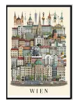Martin Schwartz - Wien Standard Poster - Linnad ja kaardid - 50X 70CM