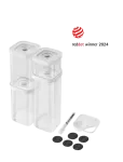 Zwilling - Fresh & Save Cube Set S6 Transparent-Vit. Inneh&aring;ller 1 X S Box, 2 X 2S Box, 1 X 3S Box, 1 M&aring;ttinsats - Kastid ja konteinerid - ONE SIZE