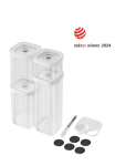 Zwilling - Fresh & Save Cube Set S6 Transparent-Vit. Inneh&aring;ller 1 X S Box, 2 X 2S Box, 1 X 3S Box, 1 M&aring;ttinsats - Kastid ja konteinerid - ONE SIZE