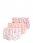 Lindex - Boxer 3 P Flower - Alusp&uuml;ksid - 86/92