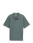 Tom Tailor - Relaxed Structured Polo - L&uuml;hikeste varrukatega kootud polos&auml;rgid - S