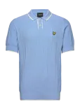 Lyle & Scott - Tipped Pique Knitted Polo - L&uuml;hikeste varrukatega kootud polos&auml;rgid - L