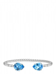 Caroline Svedbom - Mini Drop Bracelet Rhodium - K&auml;ev&otilde;rud - ONE SIZE