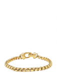Nialaya - Gold Box Chain Classic Bracelet - K&auml;ev&otilde;rud - L