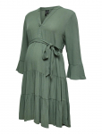 Vero Moda Maternity - Vmmmenny Ls V-Neck Short Dress Wvn Ga - L&uuml;hikesed kleidid - M