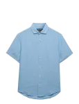 Superdry - Riviera S/S Linen Shirt - L&uuml;hikeste varrukatega s&auml;rgid - L