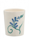 Anna + Nina - Indigo Flora Latte Cup - Kohvitassid - 80 CL