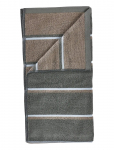 Zone Denmark - Badeh&aring;ndkl&aelig;de Sauna 70X140 Olive Green/Taupe/Blue Fog - Vannir&auml;tikud - 140X70X0.5CM x 140