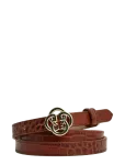 Gant - Monogram Buckle Slim Croco Belt - Vabaaja v&ouml;&ouml;d - 95