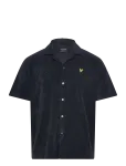 Lyle & Scott - Honeycomb Towelling Resort Shirt - L&uuml;hikeste varrukatega s&auml;rgid - XXL