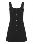 Ganni - Dress Black - L&uuml;hikesed kleidid - 32