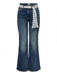 ONLY - Onlregent Hw Flare Dnm Lace Belt Tai - Laieneva s&auml;&auml;rega - 29 x 32