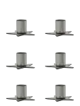 House Doctor - Candle Holder, Hdstage, Silver Fini - K&uuml;&uuml;nlajalad - ONE SIZE