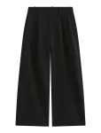 Lindex - Wide Trousers With Mid Waist - Lai jalg - 42