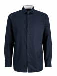 Jack & Jones - Jprblaparker Detail L/S Shirt Sn - &Auml;ris&auml;rgid - L