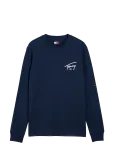 Tommy Jeans - Tjm Slim Signature Chest Tee Ls - Pikkade varrukatega - XS