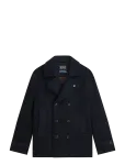 Scotch & Soda - Wool-Blend Peacoat - Villased mantlid - S