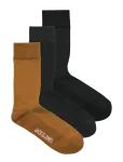 Jack & Jones - Jackaiden Solid Socks 3 Pack - Tavalised sokid - ONE SIZE