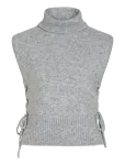 Vila - Vilyla Lace Up Collar/Ef - Kootud vestid - ONE SIZE