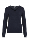 Vila - Viril V-Neck L/S  Knit Top - Noos - Džemprid - XXL