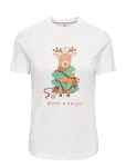 ONLY - Onlxmas Yrsa Christmas S/S Top Jrs - L&uuml;hikeste varrukatega - XL