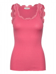 Rosemunde - Rwbabette Silk Sl U-Neck Long Lace - Varrukateta - XL