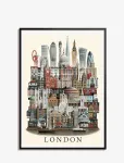 Martin Schwartz - London Standard Poster - Linnad ja kaardid - 50X70CM